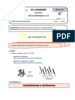 Guía 20 de COM. - IV BIM - Hiperónimos e Hipónimos