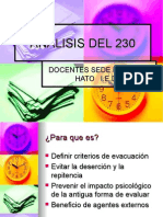 ANALISIS DEL 230