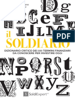 Il Soldiario - Dizionario Critico Dei Termini Finanziari