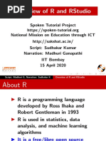 1.overview of R and RStudio