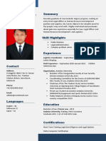 CV Muhammad Arif Alwi Salam