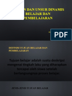 Tujuan Dan Dinamis Belajar Dan Pembelajaran