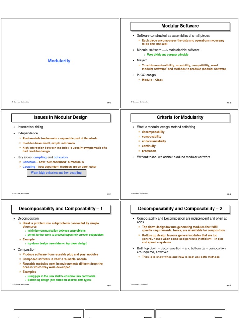 11 Modularity | PDF | Modular Programming | Interface (Computing)