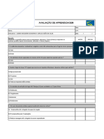 Avaliacao Aprendizagem NR 23