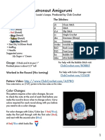 Astronaut Amigurumi: The Materials: - The Stitches