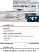 Gestion de Riesgos de Residuos en Mina