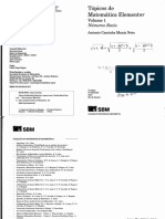 Tópicos de Matemática Elementar Vol. I