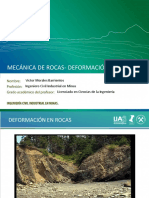 Clase - N°2 - Mecanica de Rocas - Deformación - Tutoria