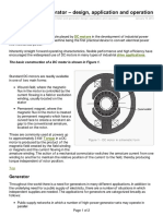 DC Motor and Generator - Design, Application and Operation