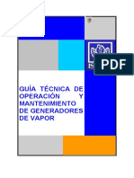 Guía Técnica de Operación Y Mantenimiento de Generadores de Vapor