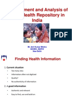 Development and Analysis of Child Health Repository in India - Anil Mishra