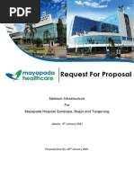 Mayapada Healthcare RFP Network Infrastructure For Surabaya Bogor and Tangerang