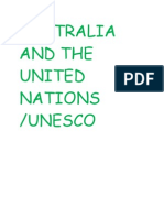 Australia and The United Nations and Unesco