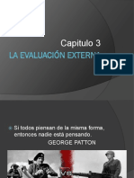 Cap3 La Evaluación Externa