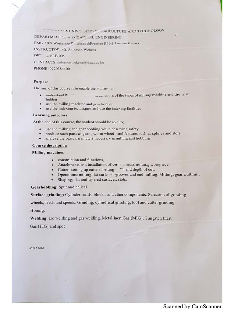Workshop Part 1 | PDF