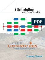 Project Scheduling With Primavera P6 Training Manual