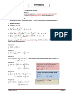 Integral Tak Tentu