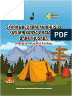 Syarat Kecakapan Khusus Satuan Karya Pramuka Bakti Husada