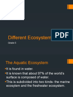 Different Ecosystem: Grade 5