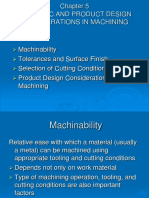 Machining Economics and Product Design Considerations
