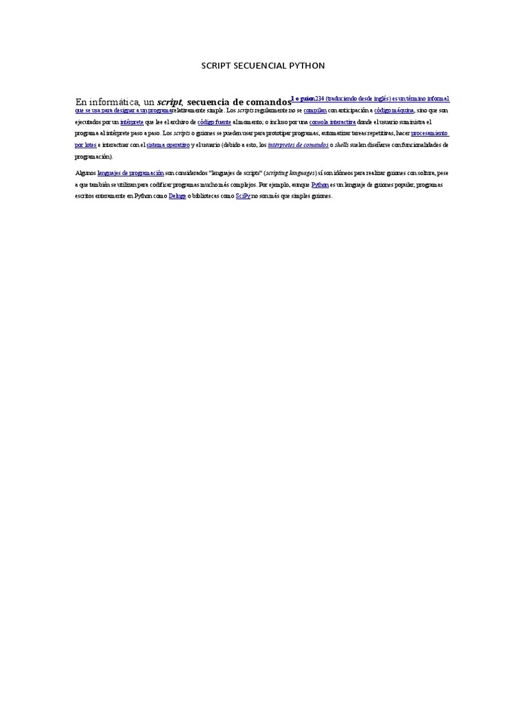 Script Python | PDF