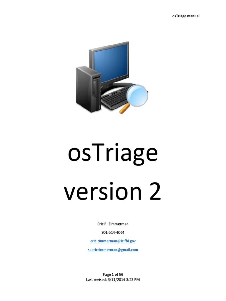 Ostriage Manual | PDF | Computer File | Antivirus Software