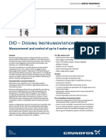 DID - Dosing Instrumentation Digital: Measurement and Control of Up To 3 Water Quality Parameters