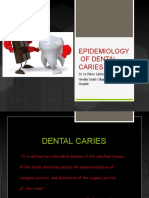 Epidemiology of Dental Caries: Dr. M. Dhivya Lakshmi. Saveetha Dental College & Hospitals