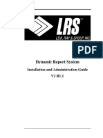 Dynamic Report System: Installation and Administration Guide V2 R1.1