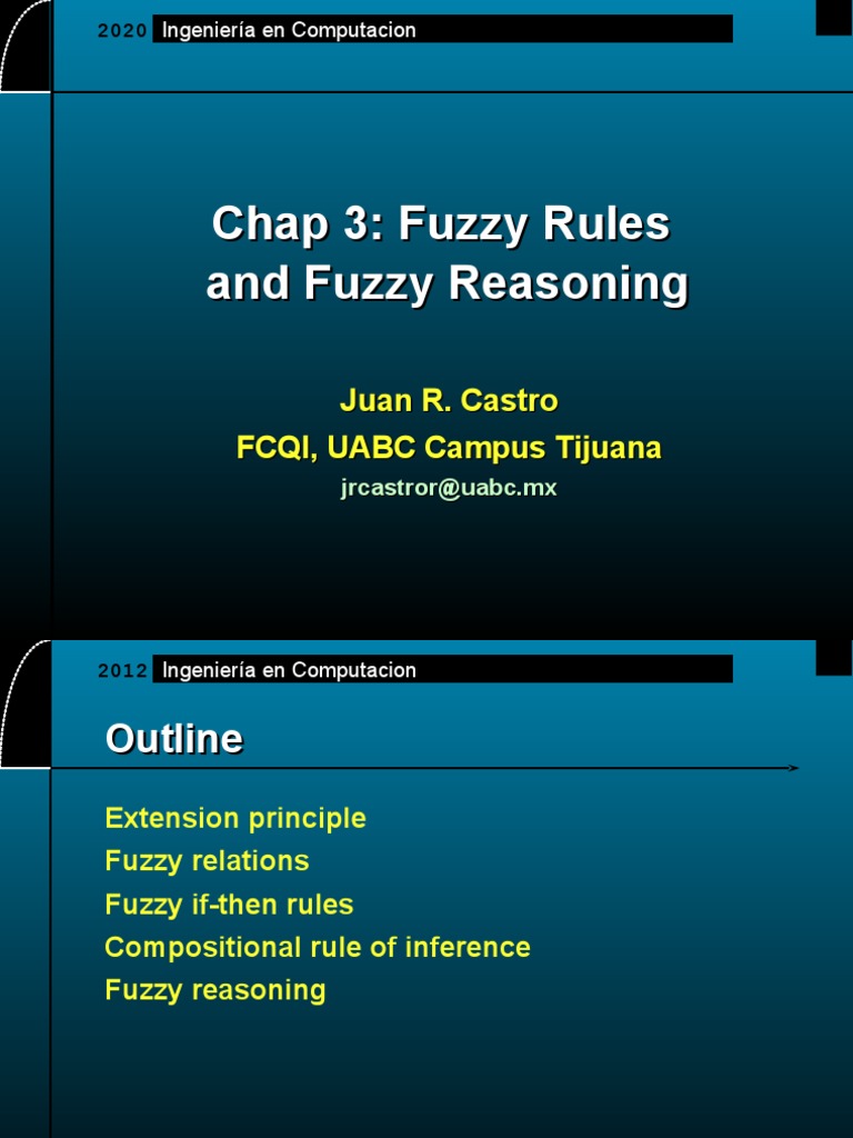 Chap 3: Fuzzy Rules and Fuzzy Reasoning | PDF | Deductive Reasoning ...