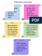 Jadwal Piket Kelas 7F