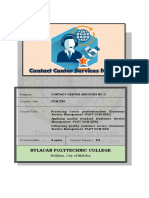 Call Center Info Sheet