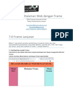 Materi 7. Membuat Halaman Web Dengan Frame