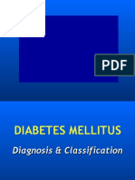 1. Diagnosis and Classification of DM