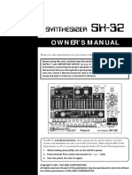 SH-32 Owner Manual