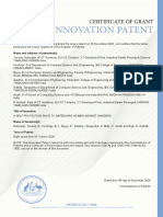Kiruthiga - Australian Patent