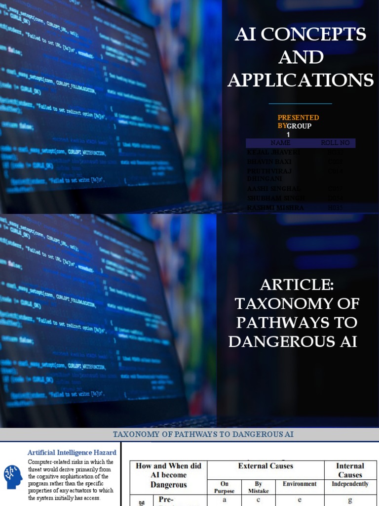 Pathways and Risks of Dangerous AI | PDF | Artificial Intelligence ...