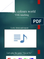 Magic Colours World: VAK Teaching
