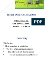 Discrimination in Job