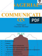 Managerial Communicati ON: Nabil Ejjerf Chaouine Mouaad