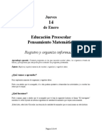 Preescolar 14 Enero 2021 MATEMATICAS