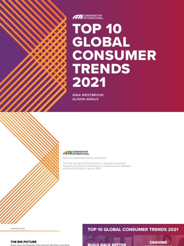 TOP 10 Global Consumer Trends 2021 Gina Westbrook Alison Angus PDF