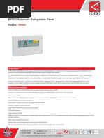 EP203 Automatic Extinguisher Panel: Part No