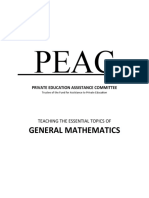 General Mathematics TG Peac