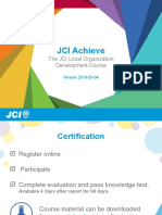 JCI Achieve: The JCI Local Organization Development Course