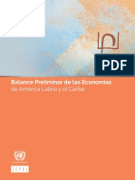 Balance Preliminar de Las Economias de America Latina y El Caribe