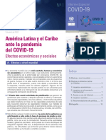 Informe especial COVID-19 N° 1
