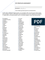 Teste Manual Profiler Assessment