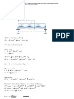 Beam Deflection Solve Problem