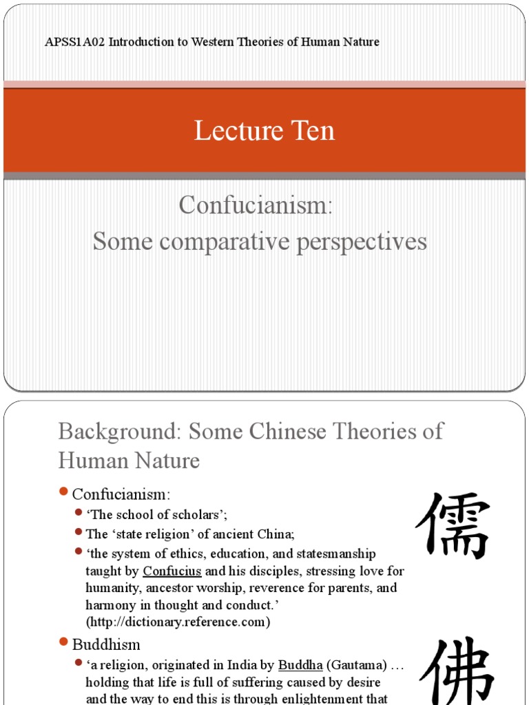 Confucianism: Ethics and Human Nature | PDF | Confucianism | Chinese ...